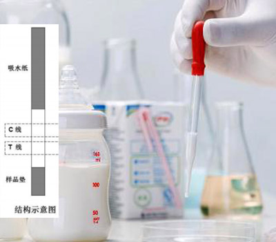 2-8℃原奶喹諾酮類抗生素檢測(cè)試紙條